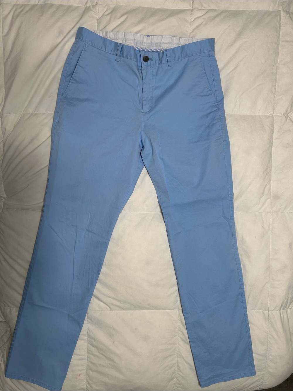 Calvin Klein Light Blue Men’s Pants - casual wedding, date night